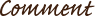 comment